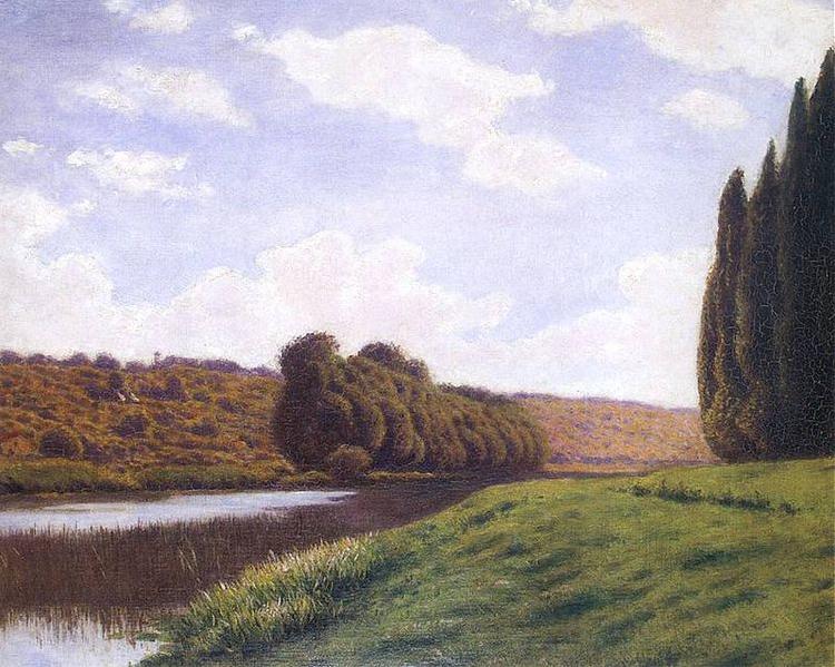 Aleksander Gierymski Italian Landscape with Cypresses